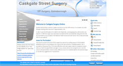 Desktop Screenshot of caskgatestreetsurgery.co.uk